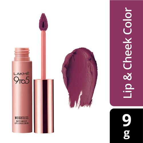 LAKME 9TO5 LIP CHEEK COLOR MAGENTA KISS